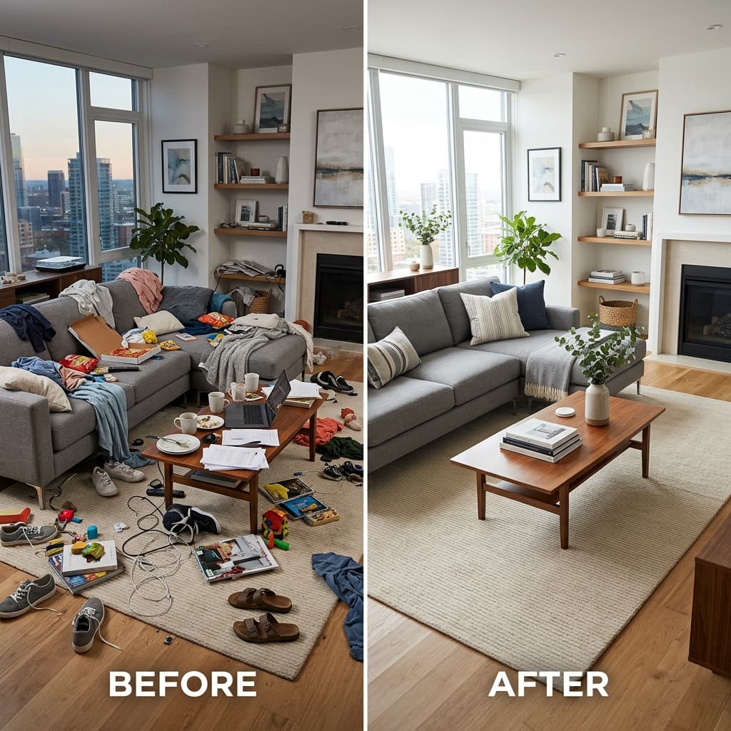Deep Clean - Living Room